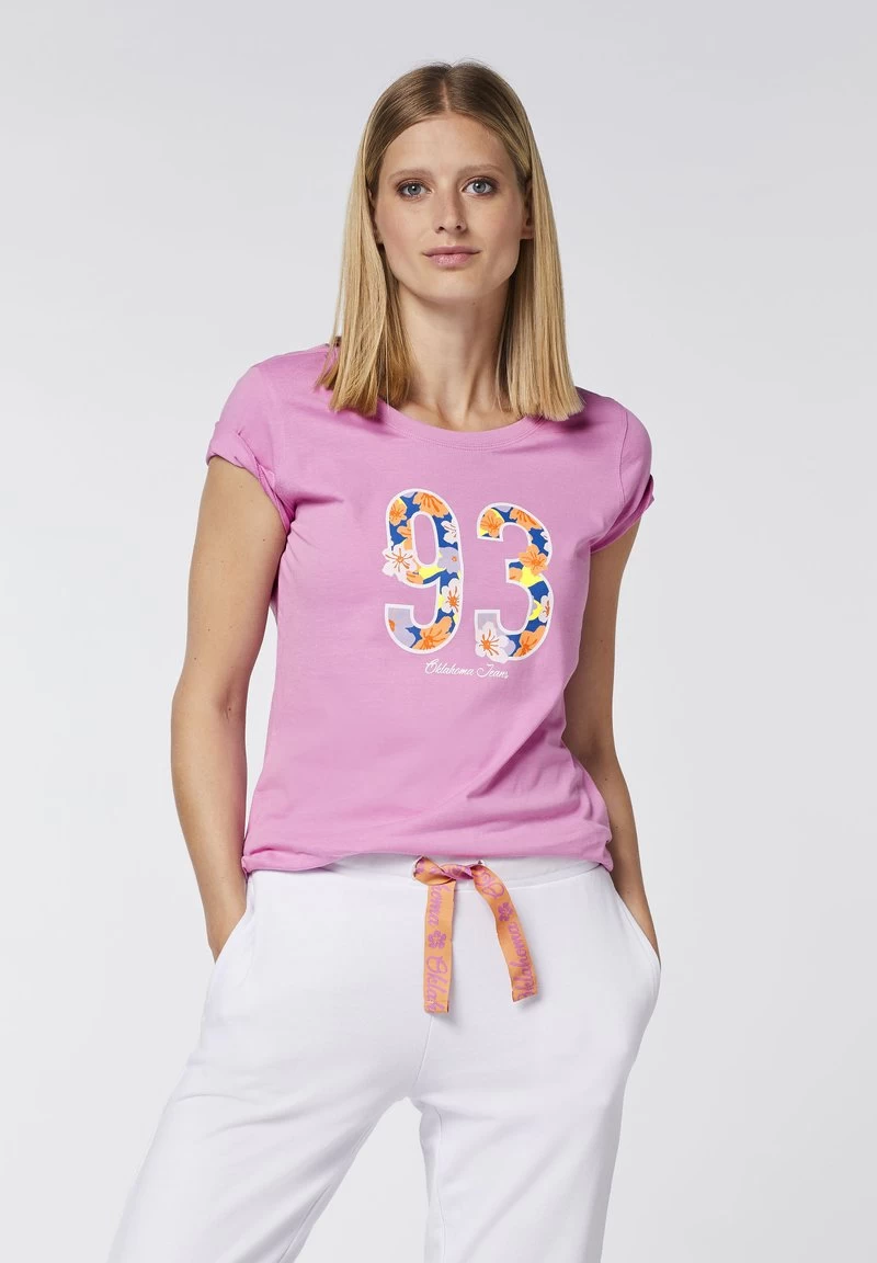 MIT GEBLÜMTEM 93 PRINT - T-Shirt Print - Opera Mauve 3 MIT GEBLÜMTEM 93 PRINT - T-Shirt Print - Opera Mauve