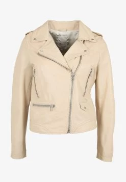 Goosecraft TAYLOR - Lederjacke - White -Frauen Geschäft 31cc03f154594ead9ed4d78d0e528ce9