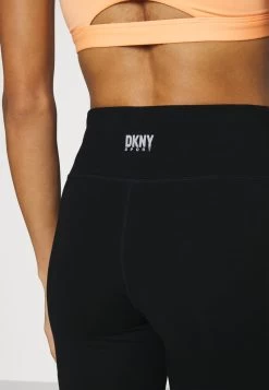 DKNY PRIDE LOGO HIGH WAIST SHORT - Tights - Black -Frauen Geschäft 32bb9b8dc3034e21bc0bde6e52efcd18