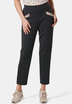 GOLDNER Stoffhose - Schwarz Sand