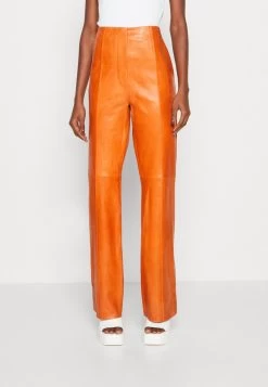 DAY Birger Et Mikkelsen MILO CRINKLED - Lederhose - Black