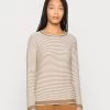 Tom Tailor NEW OTTOMAN - Strickpullover - Offwhite/brown Ottoman 2 Tom Tailor NEW OTTOMAN - Strickpullover - Offwhite/brown Ottoman -Frauen Geschäft 33c88c65e1534301862e937b5b2be8bf