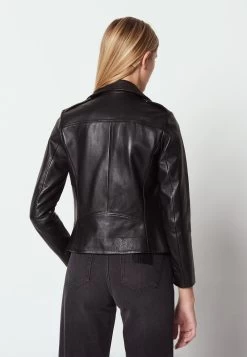 Sandro VEINARDE - Lederjacke - Noir -Frauen Geschäft 3430aa05a6bd4742aeeb6fb8785e208a