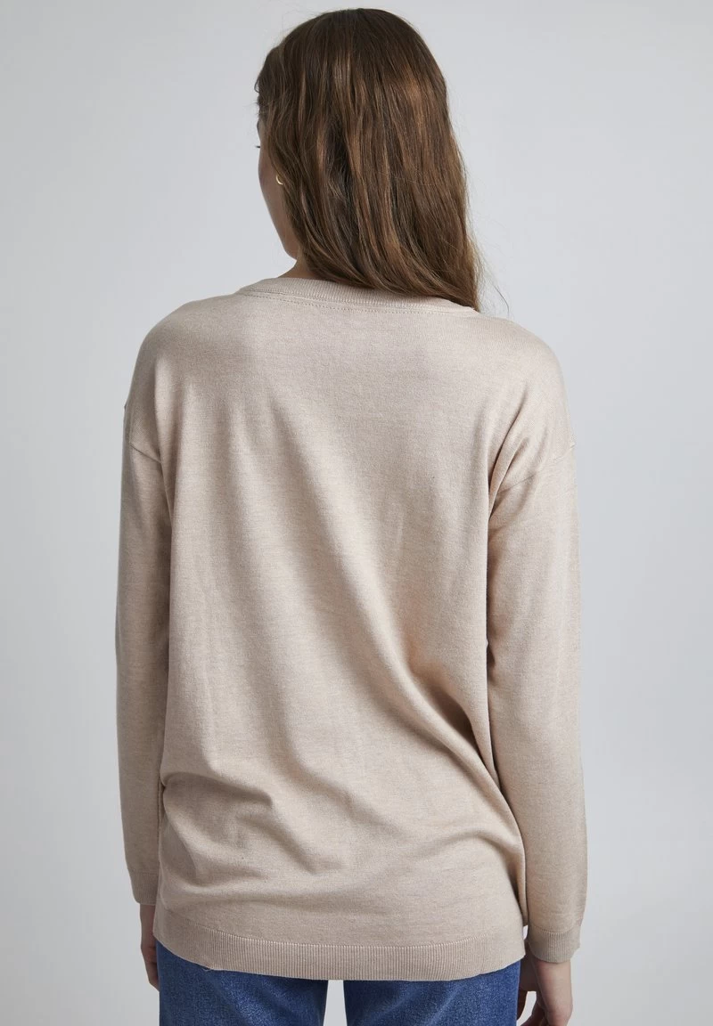 PZSARA BOX - Strickjacke - Smoke Gray Melange 5 PZSARA BOX - Strickjacke - Smoke Gray Melange – Bild 3