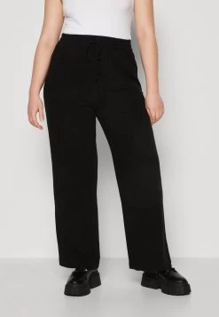 SLFVIVA GULIA LONG PANT CURVE - Stoffhose - Black