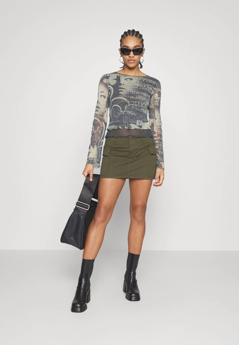 ONLY ONLSORA CARGO RAW SKIRT - Minirock - Kalamata 4 ONLY ONLSORA CARGO RAW SKIRT - Minirock - Kalamata – Bild 2