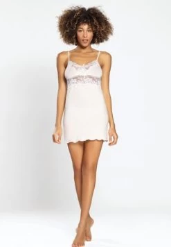 KAMARIA - Nachthemd - Ecru -Frauen Geschäft 3979b38d93e5466985ca4afff14d85a1