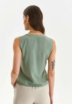 BEZ RĘKAWÓW - Hemdbluse - Zielony -Frauen Geschäft 3a82b2d4b6634950b56e196fdf98cd45