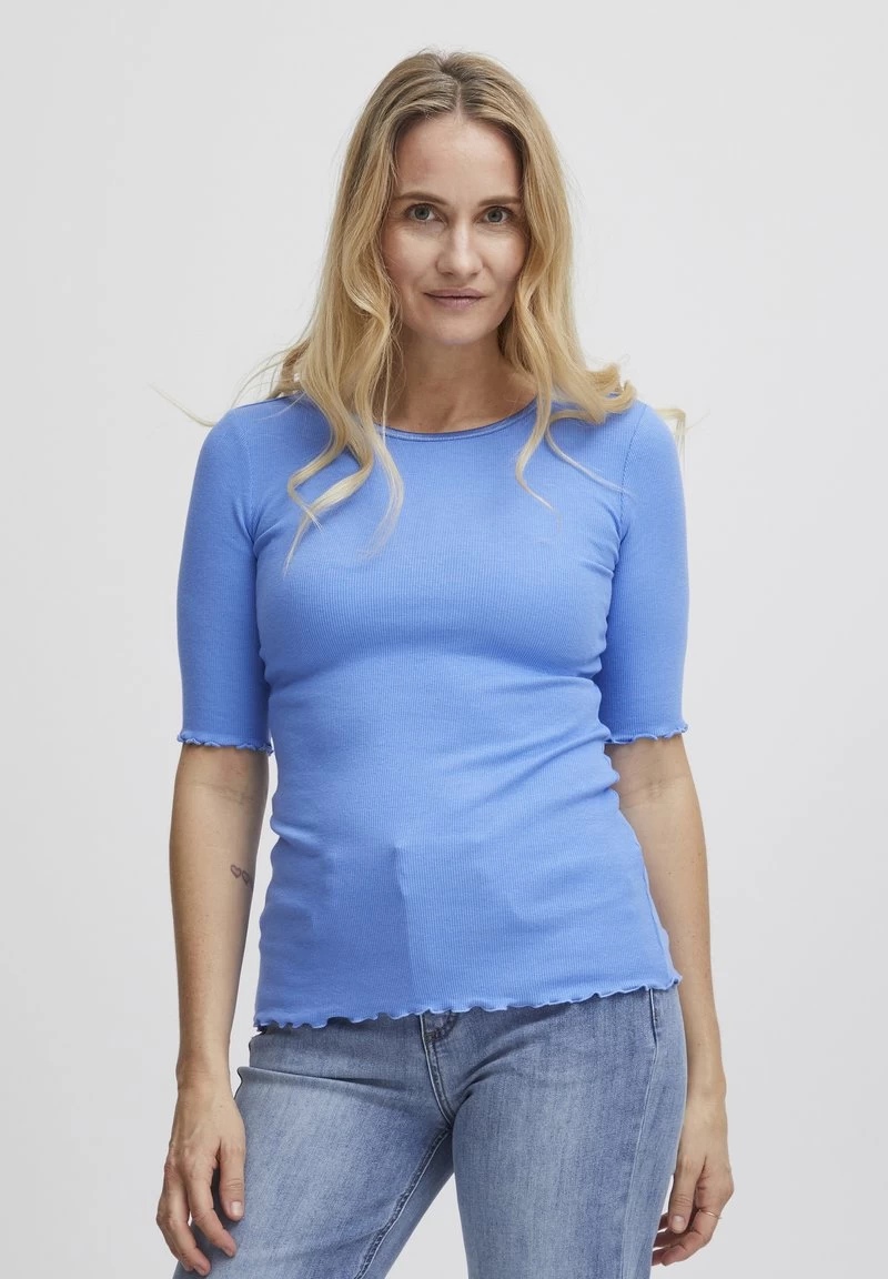 Fransa FRHIZAMOND - T-Shirt Basic - Ultramarine 3 Fransa FRHIZAMOND - T-Shirt Basic - Ultramarine