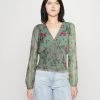 Vero Moda VMROSA V NECK SMOCK - Langarmshirt - Laurel Wreath