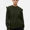 Object OBJMALENA RUFFEL - Strickpullover - Duffel Bag -Frauen Geschäft 3d32649edac7496dbad2918dd243c0f6