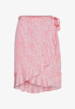 Vero Moda Curve Wickelrock - Geranium Pink