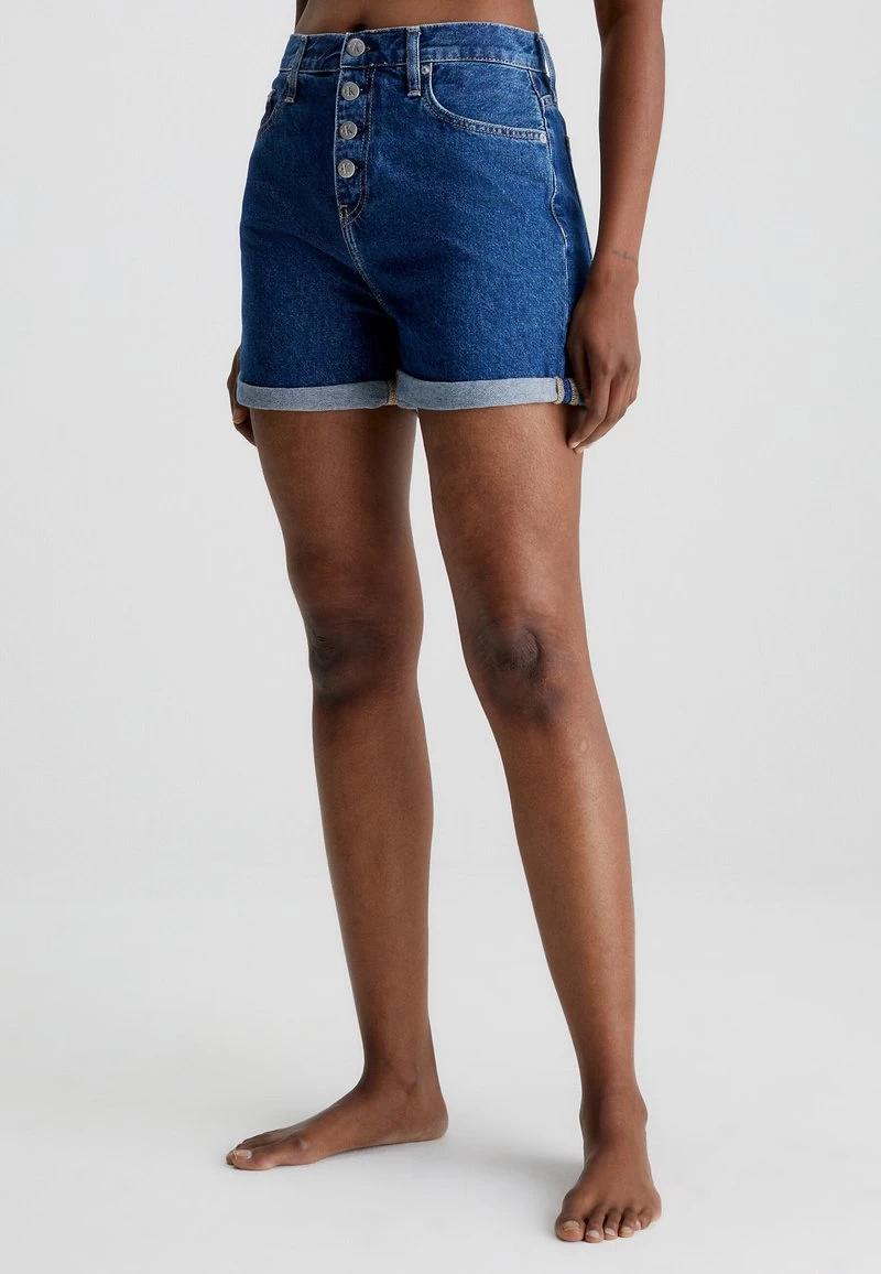 Calvin Klein Jeans MOM SHORT - Jeans Shorts - Dark Blue 8 Calvin Klein Jeans MOM SHORT - Jeans Shorts - Dark Blue – Bild 6