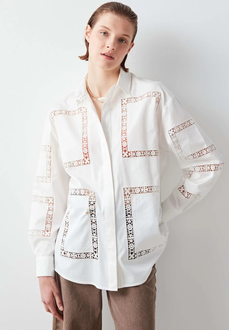 Ipekyol GUPURE DETAILED - Hemdbluse - White 3 Ipekyol GUPURE DETAILED - Hemdbluse - White