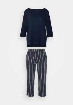 Schiesser SCHLAFANZUG - Nachtwäsche Set - Dunkelblau -Frauen Geschäft 402020f63546477ab8c4cdd511b07ee7