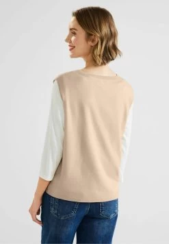 STREET ONE Top - Light Smooth Sand Melange -Frauen Geschäft 40798177e2a8469a85ef9410ecbf57dc