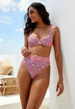 Next HIGH WAIST BELTED STANDARD - Bikini-Hose - Pink Woodblock -Frauen Geschäft 417ee61caeac43b495195c439fd559ed 1