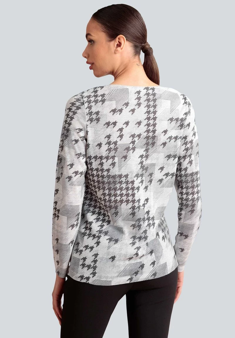 Strickpullover - Grau Stein 5 Strickpullover - Grau Stein – Bild 3