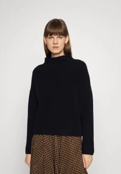 Filippa K MIKA FUNNELNECK - Strickpullover - Black