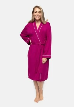 Bestseller 13 Cyberjammies MORGENMANTEL EMMI SHORT - Bademantel - Berry