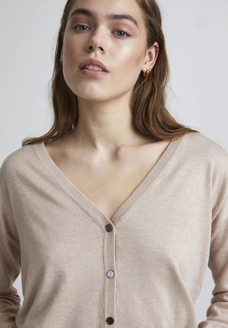 PZSARA BOX - Strickjacke - Smoke Gray Melange 6 PZSARA BOX - Strickjacke - Smoke Gray Melange – Bild 4