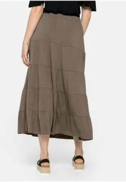 Sheego Maxirock - Dunkeltaupe -Frauen Geschäft 44e7c24e4cac4c5c9dfdcb0fbc6062ce