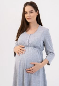 CAROLINE - Nachthemd - Gray -Frauen Geschäft 454fee2e41ae48c9b3bdaedfc45388be