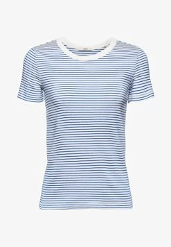 ESPRIT STRIPED - T-Shirt Print - Blue -Frauen Geschäft 4562a6a043444c6cb16f622751acd08b