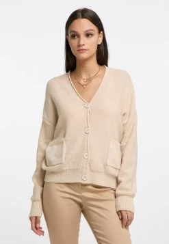 RISA MIT KNÖPFEN TEYLON - Strickjacke - Beige -Frauen Geschäft 47160cd7191a4b8faed79e13266878ba 1