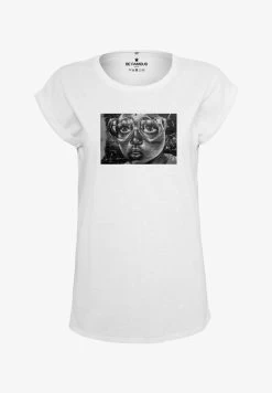 CLASSIC ROLL UP STREETLOVE - T-Shirt Print - Weiß