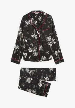 Marks & Spencer VISCOSE SATEEN FLORAL REVER SET - Nachtwäsche Set - Black Mix 12 Marks & Spencer VISCOSE SATEEN FLORAL REVER SET - Nachtwäsche Set - Black Mix -Frauen Geschäft 4a0b7c6757964de197cb0fc4382289ec