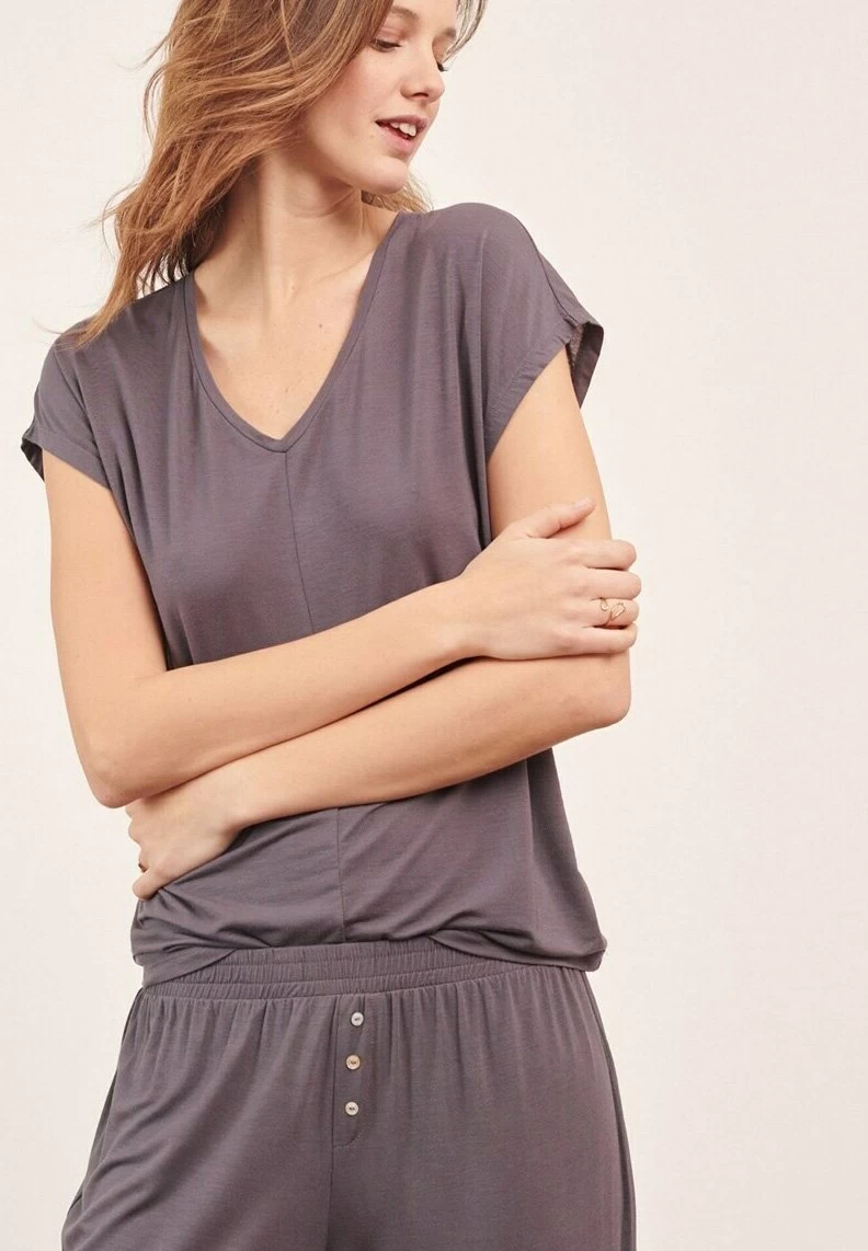 ETAM Nachtwäsche Shirt - Anthracite 7 ETAM Nachtwäsche Shirt - Anthracite – Bild 5