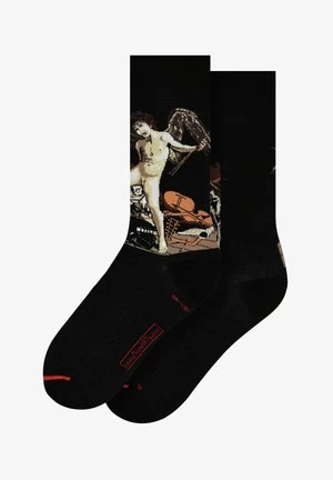 LEONARDO DA VINCI - SALVATOR MUNDI - Socken - Schwarz 5 LEONARDO DA VINCI - SALVATOR MUNDI - Socken - Schwarz – Bild 3
