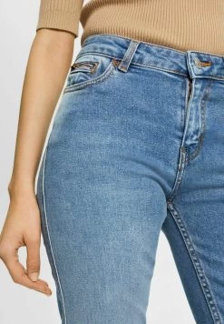 ESPRIT HIGH RISE - Jeans Slim Fit - Blue Light Washed -Frauen Geschäft 4b14fa8c701a43e2b7eb0421b7b2a18b