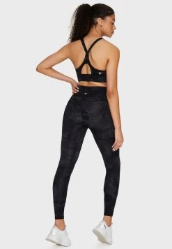 SENSES+ RACER BACK - Top - Camo Black -Frauen Geschäft 4b17f910e176443aa063cc953fbc0ee8