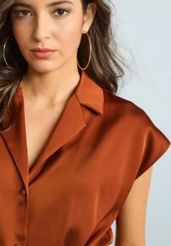 Next BELTED WIDE LEG STANDARD - Jumpsuit - Bronze Brown -Frauen Geschäft 4fa801447fe44b7ab003a1dc01bb5cf2