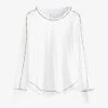 Next ACTIVE LIGHTWEIGHT STITCH DETAIL STANDARD - Langarmshirt - White