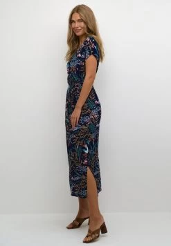Kaffe KAJENNIFER DRESS - Maxikleid - Midnight Marine -Frauen Geschäft 507cc87c6d844a06a659b49b6ef03e07