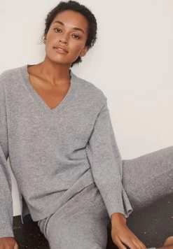 Part Two HELLINPW CASHMERE - Strickpullover - Grey Melange 11 Part Two HELLINPW CASHMERE - Strickpullover - Grey Melange -Frauen Geschäft 50b79e5139394656b685d0c99b630163 1