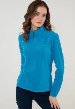 LELA Fleecepullover - Turquoise -Frauen Geschäft 51e8656208014b93baf5d8e24dec17a5