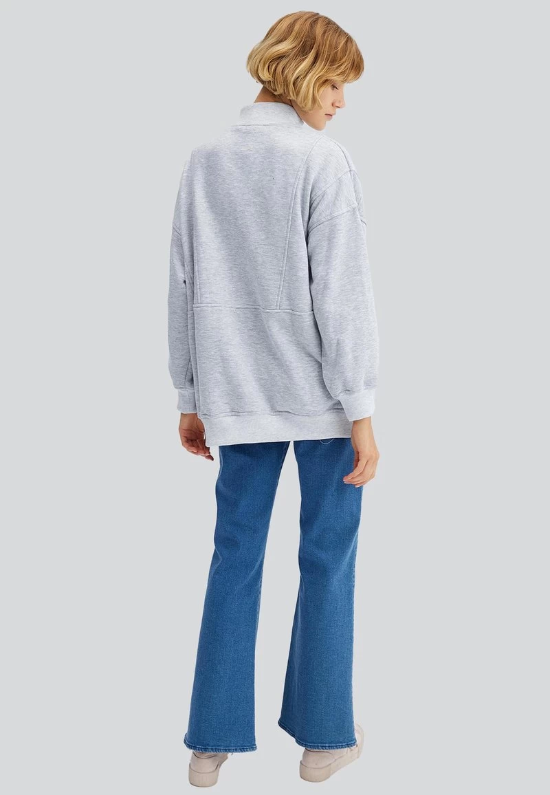 WITH ZIPPER - Sweatshirt - Grey 5 WITH ZIPPER - Sweatshirt - Grey – Bild 3