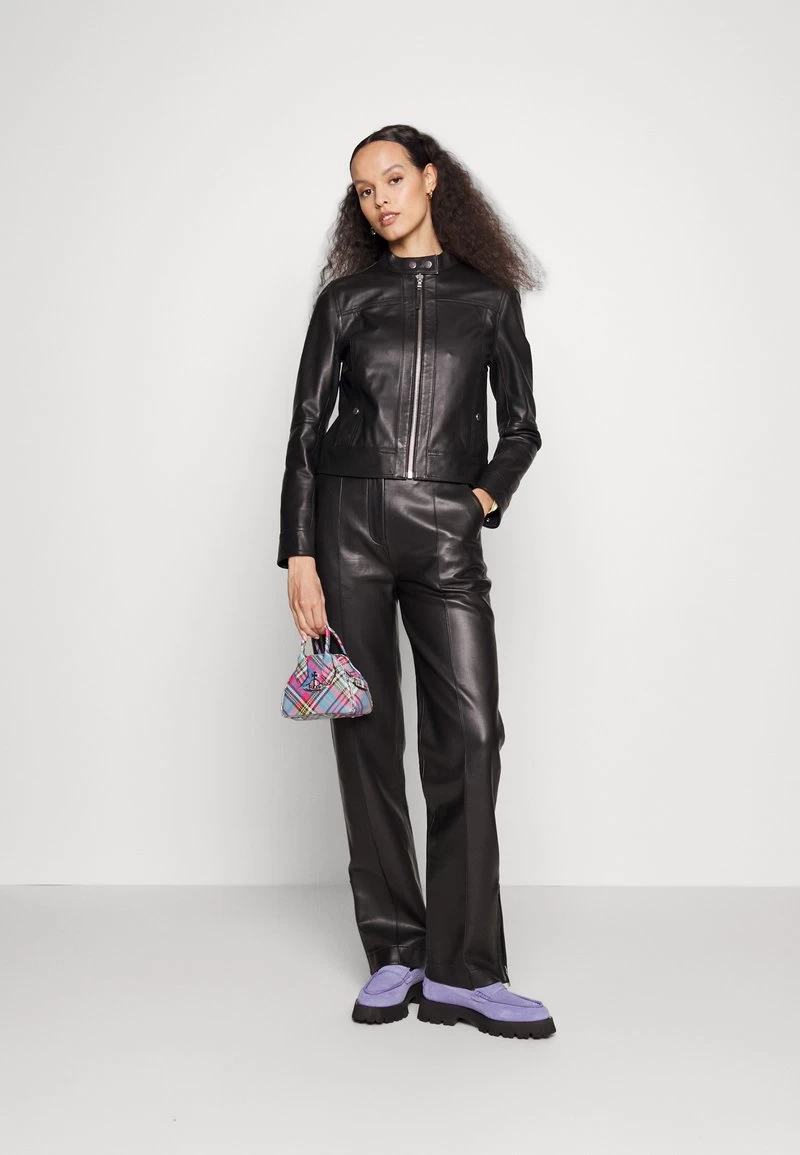 Marella ODINO - Lederjacke - Black 4 Marella ODINO - Lederjacke - Black – Bild 2