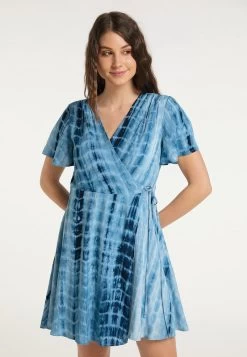 IZIA GAYA - Freizeitkleid - Blau -Frauen Geschäft 55e237cc427743dabbdc6e63c6d2b331 1