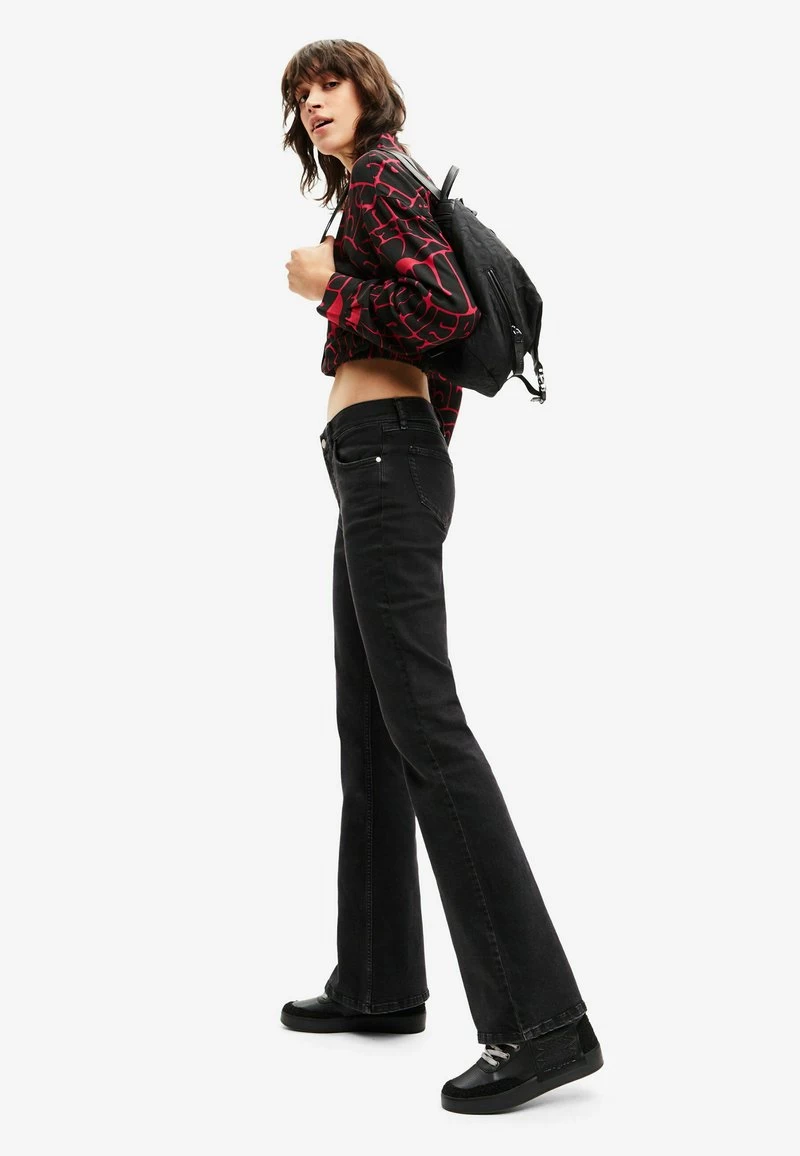 Desigual Flared Jeans - Black 4 Desigual Flared Jeans - Black – Bild 2