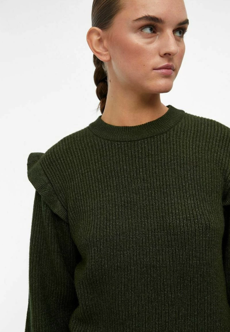 Object OBJMALENA RUFFEL - Strickpullover - Duffel Bag 6 Object OBJMALENA RUFFEL - Strickpullover - Duffel Bag – Bild 4