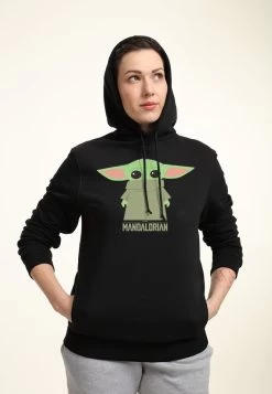 Henry Tiger STAR WARS: MANDALORIAN THE CHILD COVERED FACE - Kapuzenpullover - Black -Frauen Geschäft 5720a527915d4a41b921f2ff487d831c
