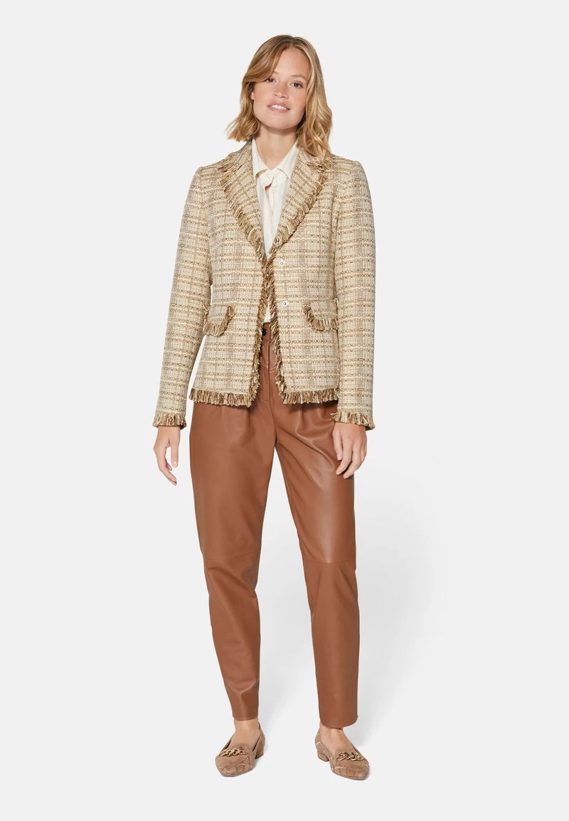 Strickjacke - Wollweiß Multicolor 4 Strickjacke - Wollweiß Multicolor – Bild 2