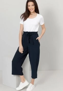 Stoffhose - Marineblau -Frauen Geschäft 58713c6055504983a2ec078ab576b1a9
