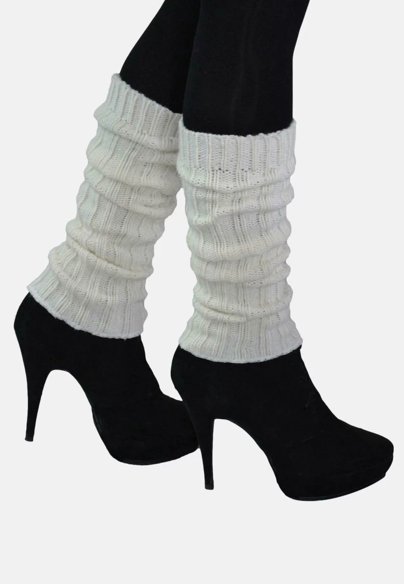 ALPACA WARMERS - Stulpen - Wollweiß 4 ALPACA WARMERS - Stulpen - Wollweiß – Bild 2