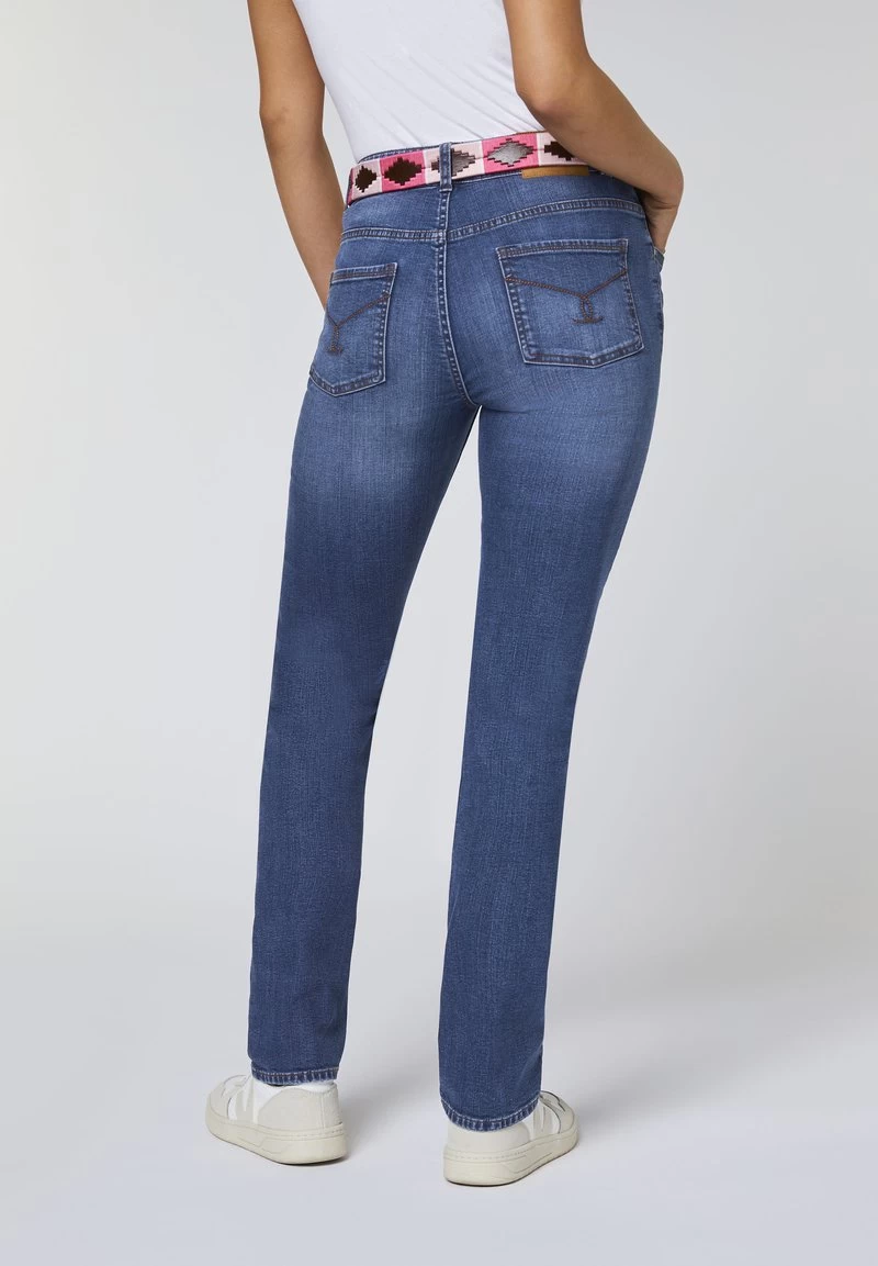 MIT DEZENTER WASCHUNG UND STRETCH - Jeans Slim Fit - Medium Blue 5 MIT DEZENTER WASCHUNG UND STRETCH - Jeans Slim Fit - Medium Blue – Bild 3